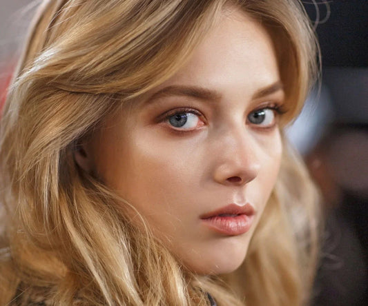 Creamy butter blonde hair color