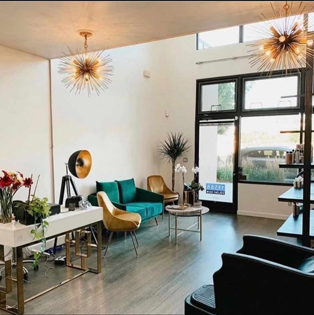 Lounge area inside Mahne Roots Collective in Broomfield, Colorado