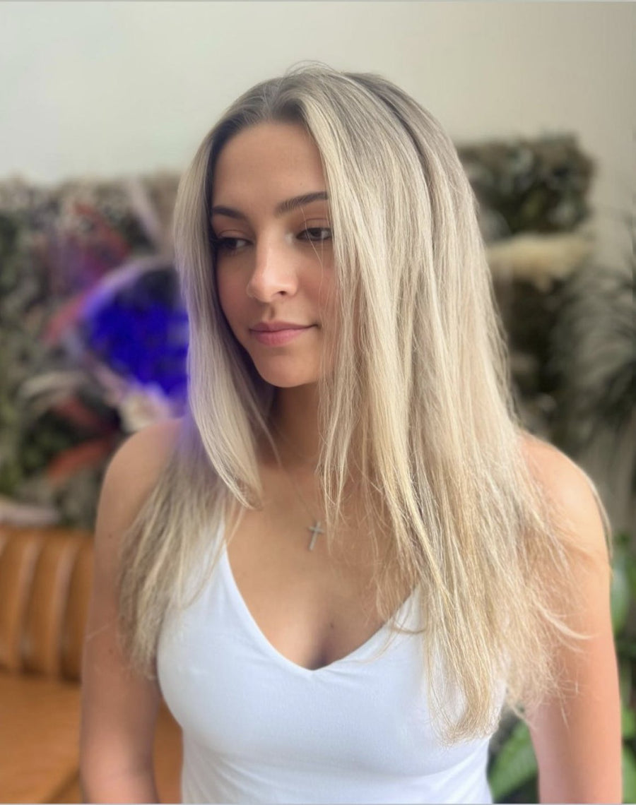 Bright blonde by Miles at Mahne Roots Collective in Broomfield, CO